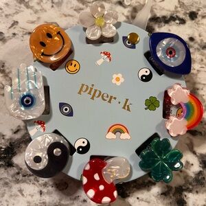 Piper K Charm Hair Clips hamsa